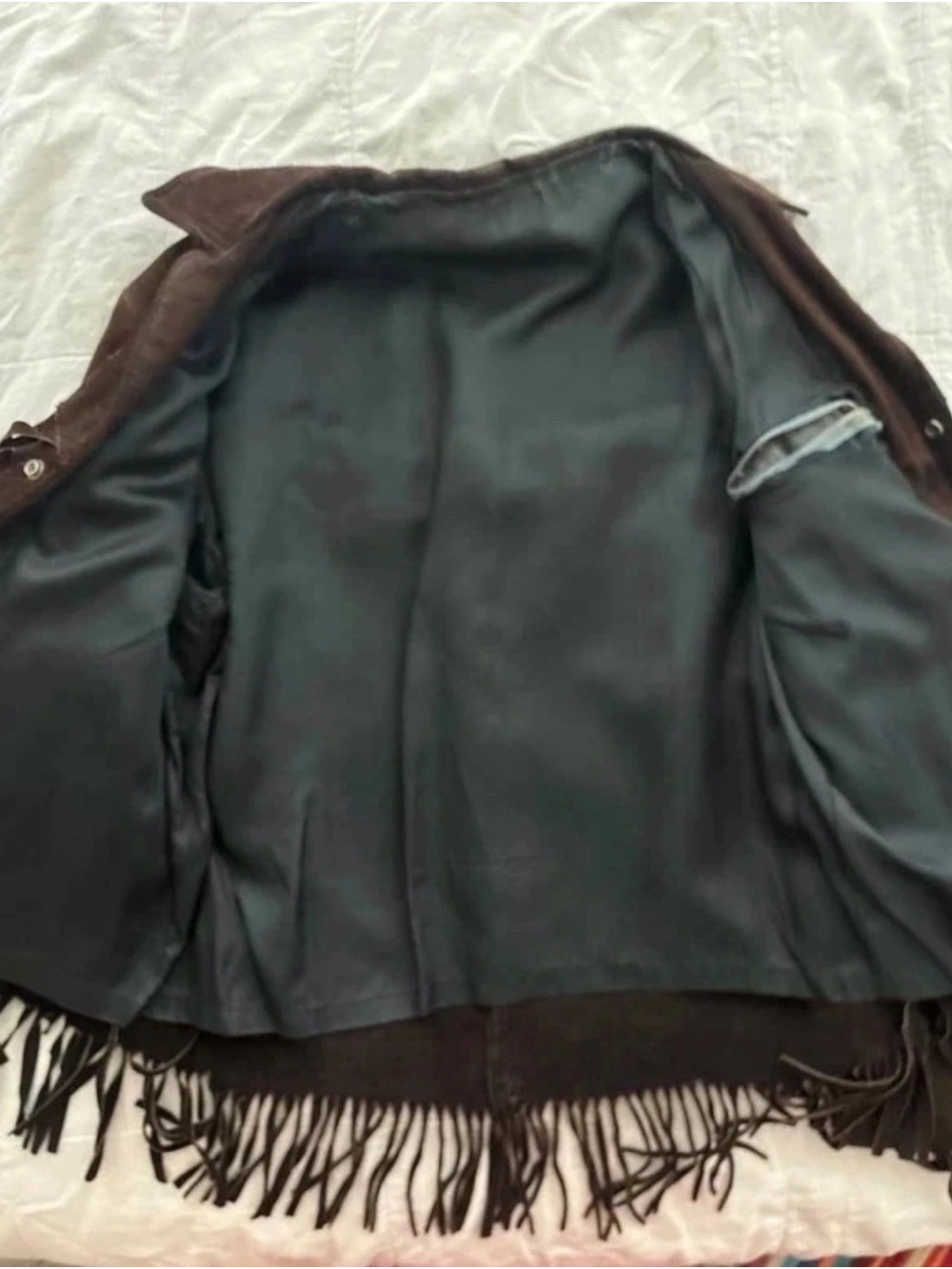 Unk Dark Brown Suede Fringe Jacket - Women's Western-Inspired - Picture 8 of 10